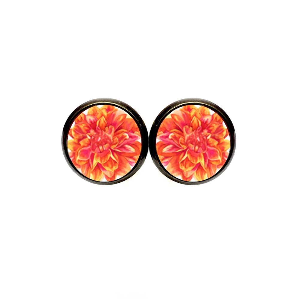 Watercolor Flower Earrings